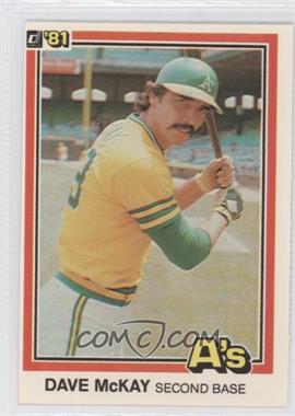 1981 Donruss - [Base] #350 - Dave McKay