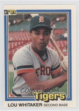 1981 Donruss - [Base] #365 - Lou Whitaker