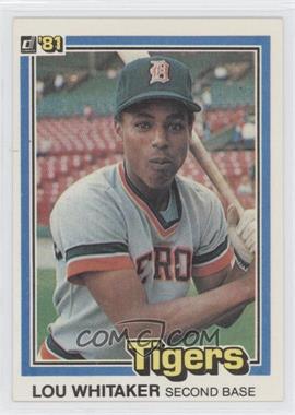 1981 Donruss - [Base] #365 - Lou Whitaker