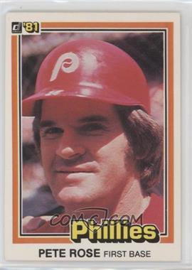 1981 Donruss - [Base] #371 - Pete Rose