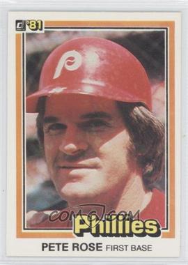 1981 Donruss - [Base] #371 - Pete Rose