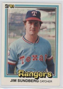 1981 Donruss - [Base] #385 - Jim Sundberg