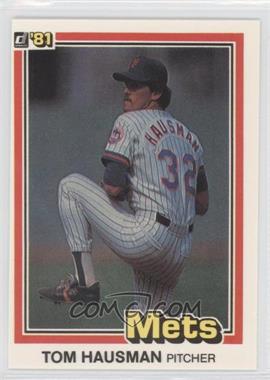 1981 Donruss - [Base] #396 - Tom Hausman