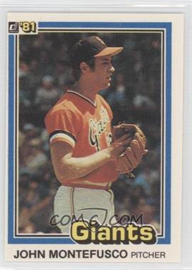 1981 Donruss - [Base] #434 - John Montefusco