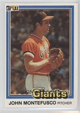 1981 Donruss - [Base] #434 - John Montefusco