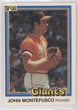 1981 Donruss - [Base] #434 - John Montefusco