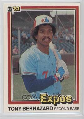 1981 Donruss - [Base] #449 - Tony Bernazard