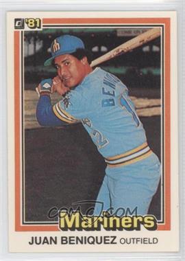 1981 Donruss - [Base] #518 - Juan Beniquez