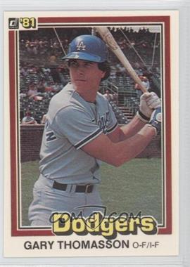 1981 Donruss - [Base] #534 - Gary Thomasson