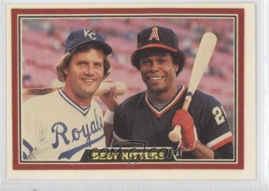 1981 Donruss - [Base] #537 - Best Hitters In Baseball - George Brett, Rod Carew