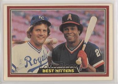 1981 Donruss - [Base] #537 - Best Hitters In Baseball - George Brett, Rod Carew [EX to NM]