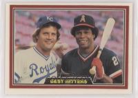 Best Hitters In Baseball - George Brett, Rod Carew [EX to NM]