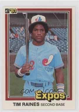 1981 Donruss - [Base] #538 - Tim Raines