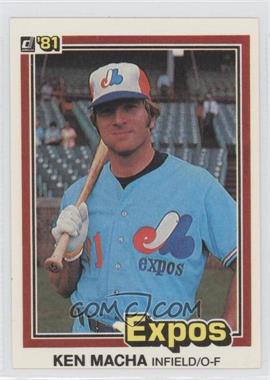 1981 Donruss - [Base] #540 - Ken Macha