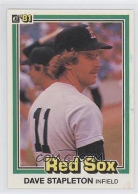 1981 Donruss - [Base] #544 - Dave Stapleton