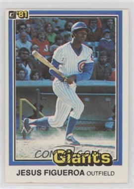 1981 Donruss - [Base] #556.1 - Jesus Figueroa (1980: 2 Lines of Text)