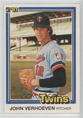 1981 Donruss - [Base] #564 - John Verhoeven