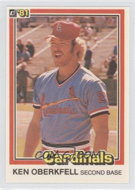 1981 Donruss - [Base] #583 - Ken Oberkfell