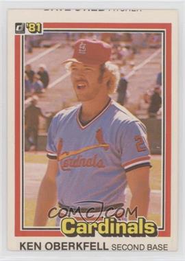 1981 Donruss - [Base] #583 - Ken Oberkfell