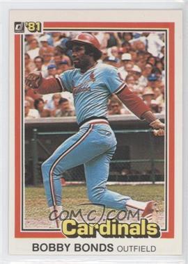 1981 Donruss - [Base] #71.1 - Bobby Bonds (lifetime 986 HR)