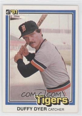 1981 Donruss - [Base] #7.2 - Duffy Dyer (batting average with decimal point)