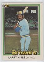 Larry Hisle (1977 Blurb Ends with 28 RBI) [Good to VG‑EX]