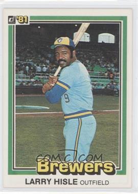 1981 Donruss - [Base] #87.1 - Larry Hisle (1977 Blurb Ends with 28 RBI)