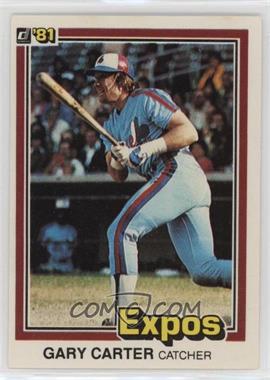 1981 Donruss - [Base] #90 - Gary Carter