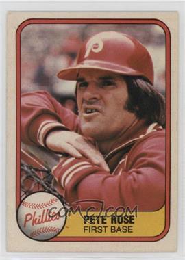 1981 Fleer - [Base] #1 - Pete Rose [Good to VG‑EX]