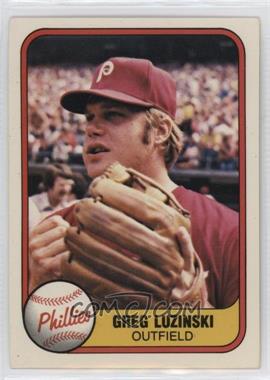 1981 Fleer - [Base] #10 - Greg Luzinski