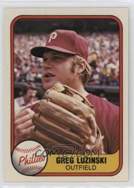 1981 Fleer - [Base] #10 - Greg Luzinski