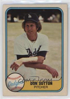 1981 Fleer - [Base] #112 - Don Sutton