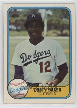 1981 Fleer - [Base] #115 - Dusty Baker