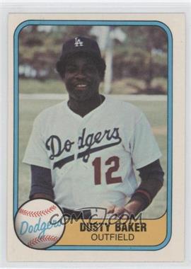 1981 Fleer - [Base] #115 - Dusty Baker