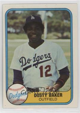 1981 Fleer - [Base] #115 - Dusty Baker