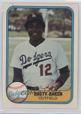 1981 Fleer - [Base] #115 - Dusty Baker