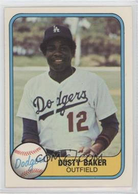 1981 Fleer - [Base] #115 - Dusty Baker