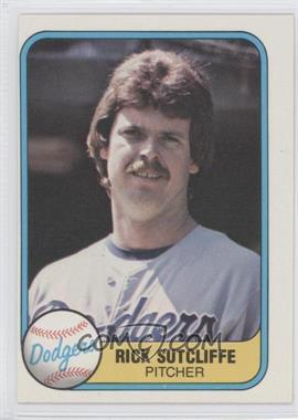 1981 Fleer - [Base] #125 - Rick Sutcliffe