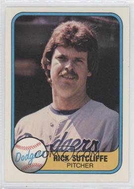 1981 Fleer - [Base] #125 - Rick Sutcliffe