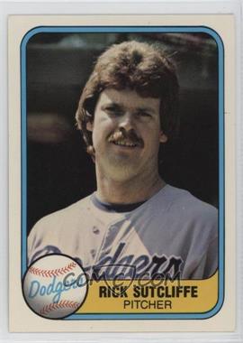 1981 Fleer - [Base] #125 - Rick Sutcliffe