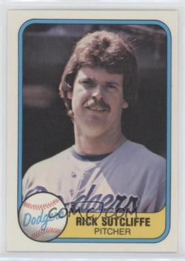 1981 Fleer - [Base] #125 - Rick Sutcliffe