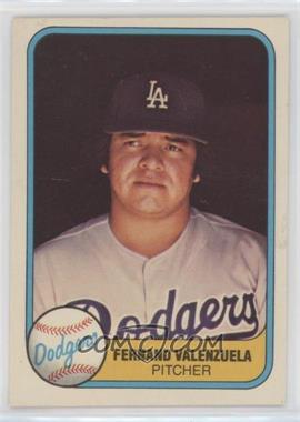 1981 Fleer - [Base] #140 - Fernando Valenzuela (Spelled Fernand on Front)