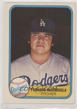 1981 Fleer - [Base] #140 - Fernando Valenzuela (Spelled Fernand on Front)