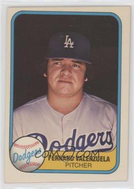 1981 Fleer - [Base] #140 - Fernando Valenzuela (Spelled Fernand on Front)