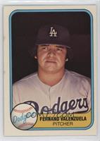 Fernando Valenzuela (Spelled Fernand on Front)