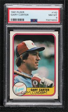 1981 Fleer - [Base] #142 - Gary Carter [PSA 8 NM‑MT]