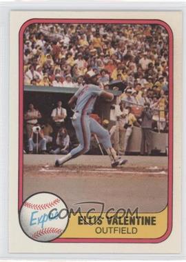 1981 Fleer - [Base] #148 - Ellis Valentine