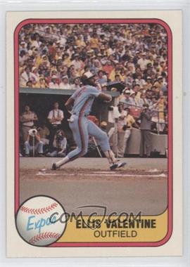 1981 Fleer - [Base] #148 - Ellis Valentine
