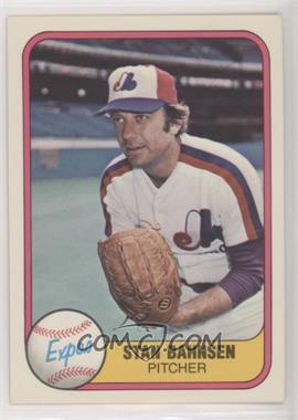 1981 Fleer - [Base] #156 - Stan Bahnsen