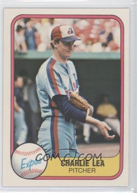 1981 Fleer - [Base] #165 - Charlie Lea